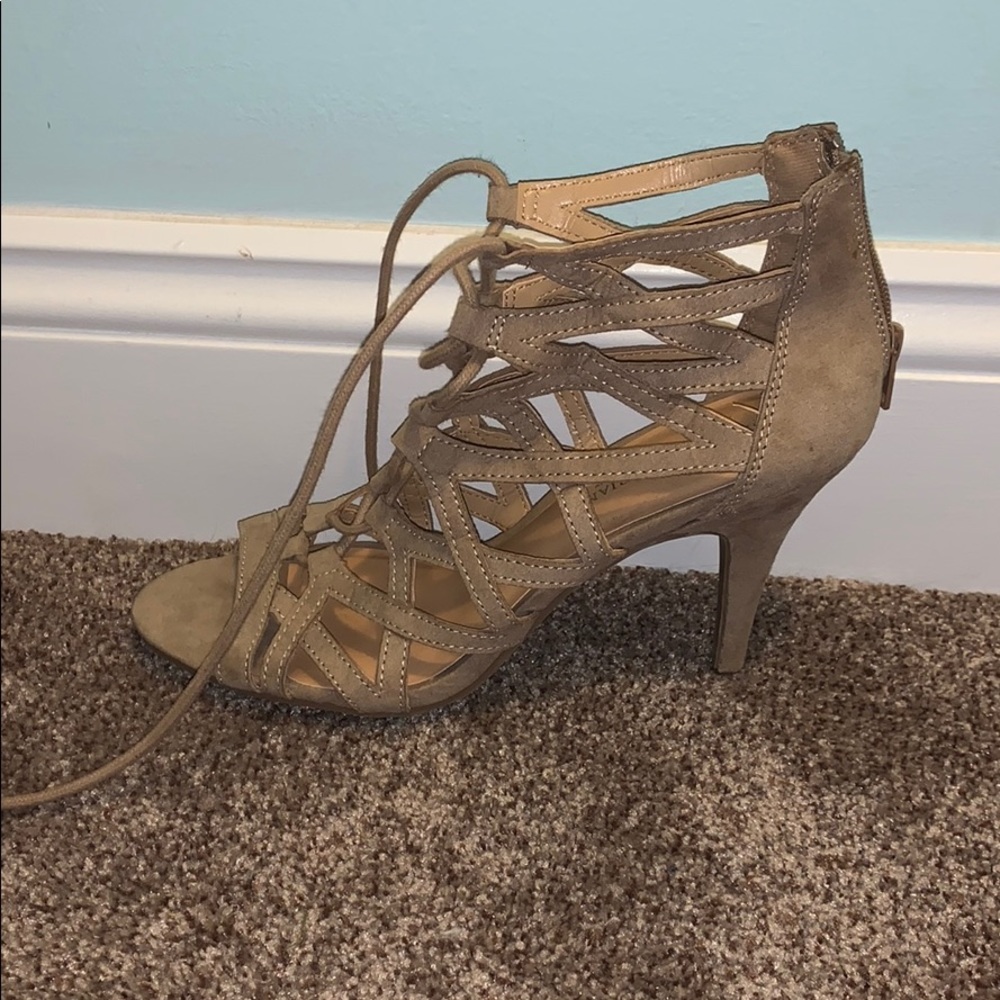 Open toe heel